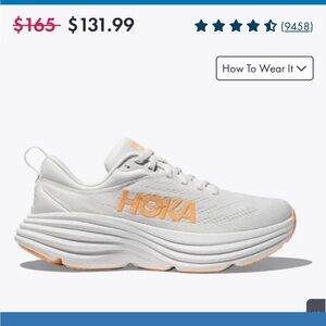Like new in box Hoka Bondi 8 🧡 7B